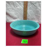 Homer Laughlin Fiesta Nappy Turquoise Bowl