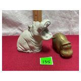 Brass&Concrete Hippopotamus