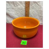 Retired Fiesta Ware Tangerine Cereal Bowl