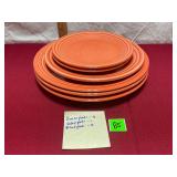 Homer Laughlin Fiesta Persimmon Set-see all pics
