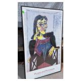 Exhibit poster'PicassoandPortraitureï¿½-glass broken