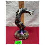 Fenton Iridescent Carnival Koi Fish