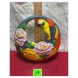 Vtg Maruhon ware hanging wall planter