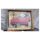 Collectible Corvette clock