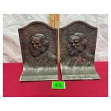 Vtg K&O Henry W. Longfellow Bookends