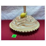 Vtg Ceramic Lemon Meringue Pie Dish