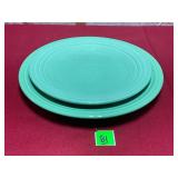 Homer Laughlin Fiesta Turquoise Plate Set