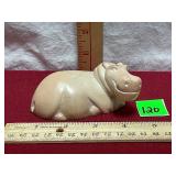 Soapstone Hand carved Hippopotamus