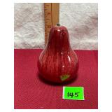 Red Alabaster Marble Stone Paperweight