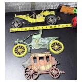 Vtg. Sexton& Homco Old Cars Wall Decor