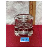 Antique Glass Inkwell