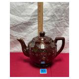 Vtg 'Brown Betty' style Teapot