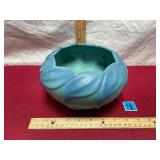 Vtg Van Briggle Ming Blue Pottery Bowl