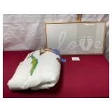 Embroidered baby Blanket&Baby Wall Decor