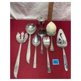 Vtg Assorted Silver plated Serving flatwares