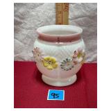 Antq Consolidated Glass Cosmos Pattern Spooner Jar