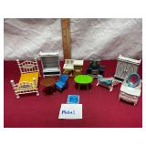 Vtg Mattel Doll House Furnitures-metal