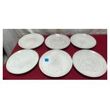 Vtg Frankoma Pottery Christmas Plates
