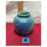 Vtg Van Briggle Ming Blue Butterfly Pottery Bowl