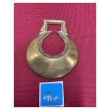 Vintage horse brass amulet