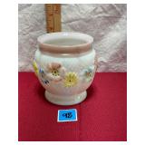 Antq Consolidated Glass Cosmos Pattern Jar