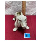 Vtg Ceramic Dachshund Planter