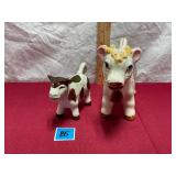 Vtg Ceramic Cow Creamers