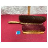 Vtg Wood handle Horsehair brush&other