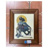 Framed Art Print By Norman Rockwell