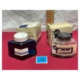 Vtg Parker Squink Bottles