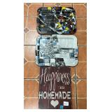 Caine Steel Ad Metal Tray&Wall Decor