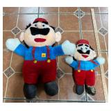 Vtg Super Mario Plush Toys