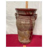 Antique French Clay Pot ? with Handles/one broken