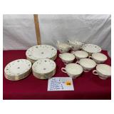 Vtg Homer Laughlin Eggshell Georgian China set