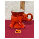 69 Frankoma Pottery political elephant Nixon Agnew
