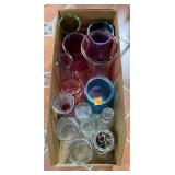 Large lot of flower vases