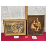 Two Vtg Christian Picture, Very nice