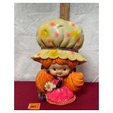 Vtg Piggy bank with a chip see pictures