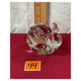 Glass Rabbit Figurine
