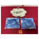 Vintage collectible platters