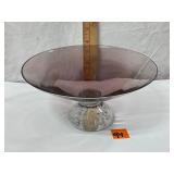 Vtg Blenko? Amethyst Purple  Glass Bowl