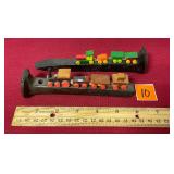2 Handmade wooden train Railroad Spike