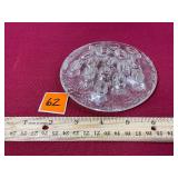 large glass flower frog