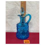 'Idyll' Blue Glass Condiment Set Jefferson Glass