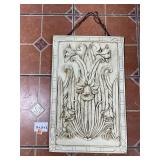 Italian Art Nouveau Style Sculptural Wall Panel