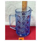 Vtg Federal Glass pitcher / Windsor Blue color