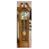 Vtg Ridgway Grandfathers Clock professionally