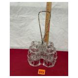 Victorian-era EAPG caster or cruet set