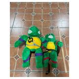 Vtg TMNT Plush Toys