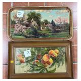 Vtg Framed Artworks-see pics for condition